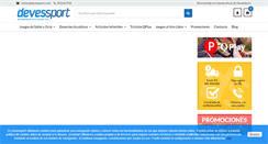 Desktop Screenshot of devessport.com