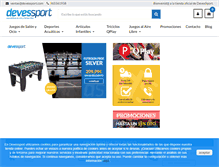 Tablet Screenshot of devessport.com